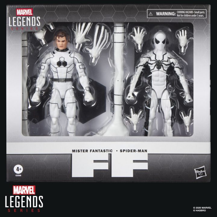 Marvel Legends Series Future Foundation Mister Fantastic e Spider-Man