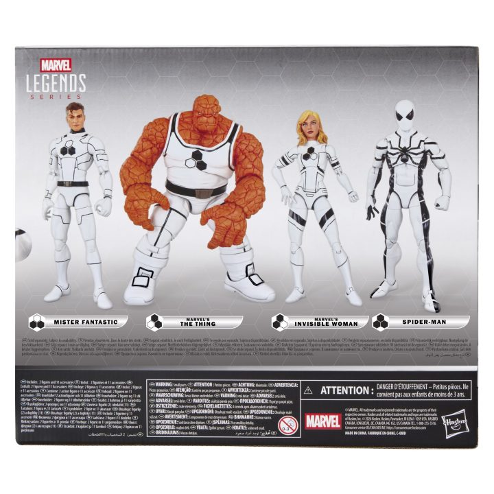 Marvel Legends Series Future Foundation Mister Fantastic e Spider-Man