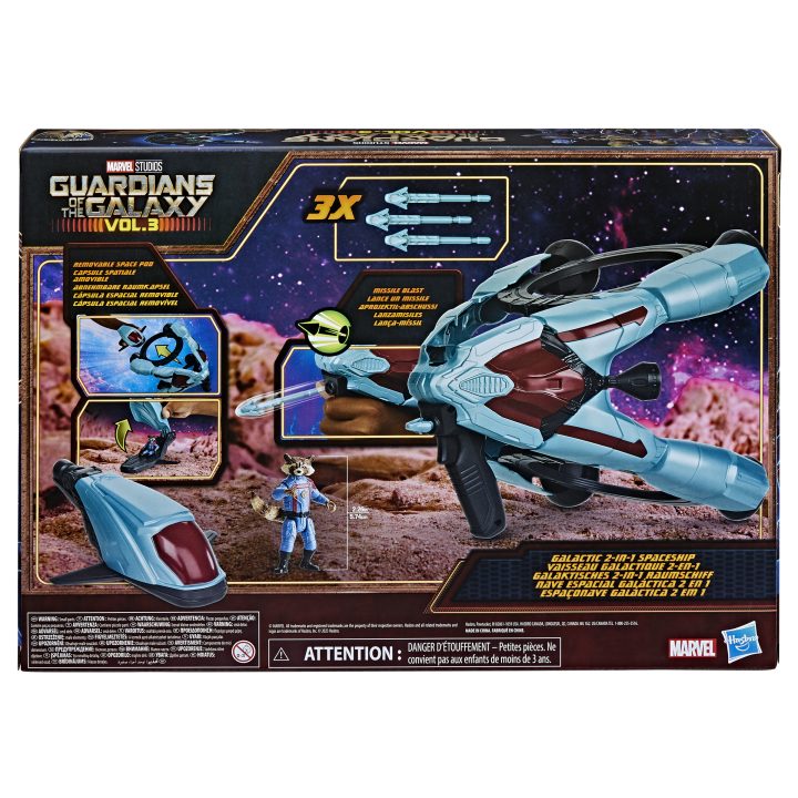 Marvel Guardians of the Galaxy Vol. 3 Galactic 2 in 1 Spaceship