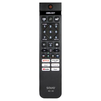 Savio RC-26 TV Remote Control Compatible with Philips