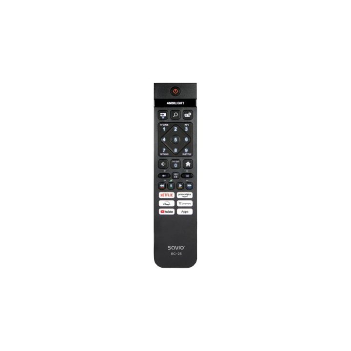 Savio RC-26 TV Remote Control Compatible with Philips