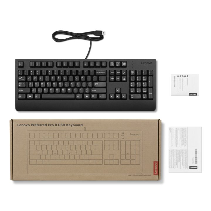 Lenovo 4Y41R64611 teclado Hogar / Oficina USB Finlandés, Sueco Negro…