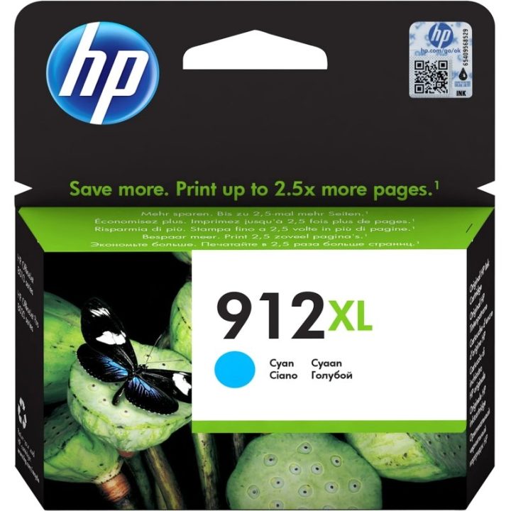 HP Original 912XL Cyan High Capacity Ink Cartridge