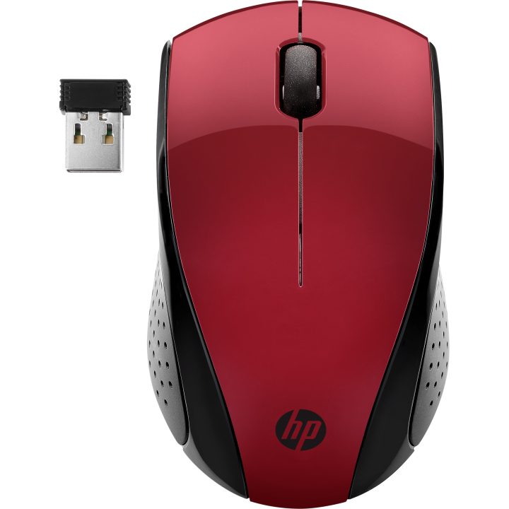 Rato sem fios HP 220 (Vermelho Pôr do Sol)