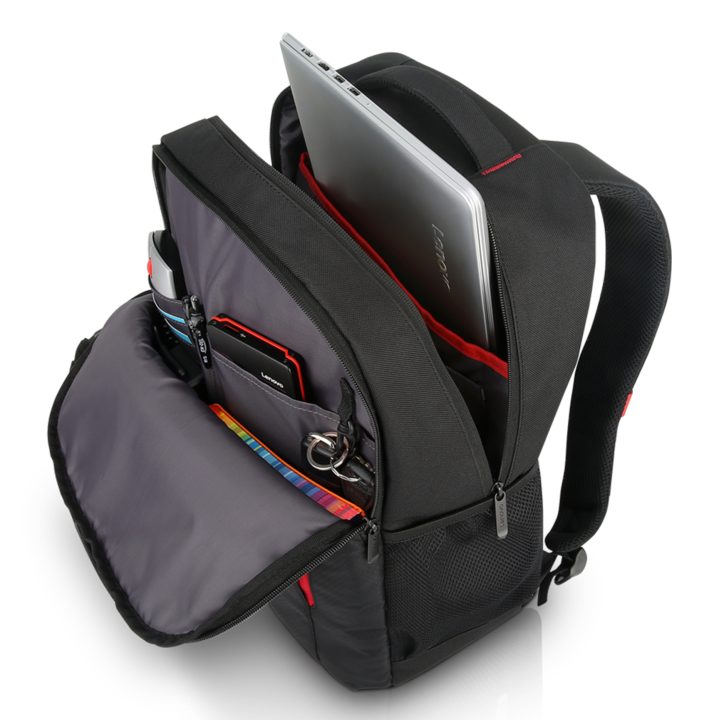 Lenovo B515 15.6" Backpack Black, Red