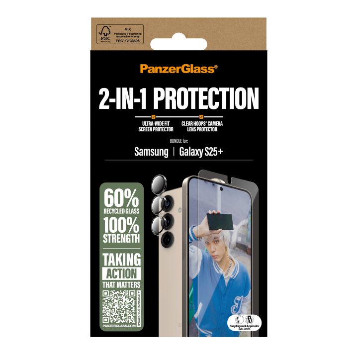 PanzerGlass ® 2-in-1 Protection Bundle Samsung Galaxy S25+ Protector…