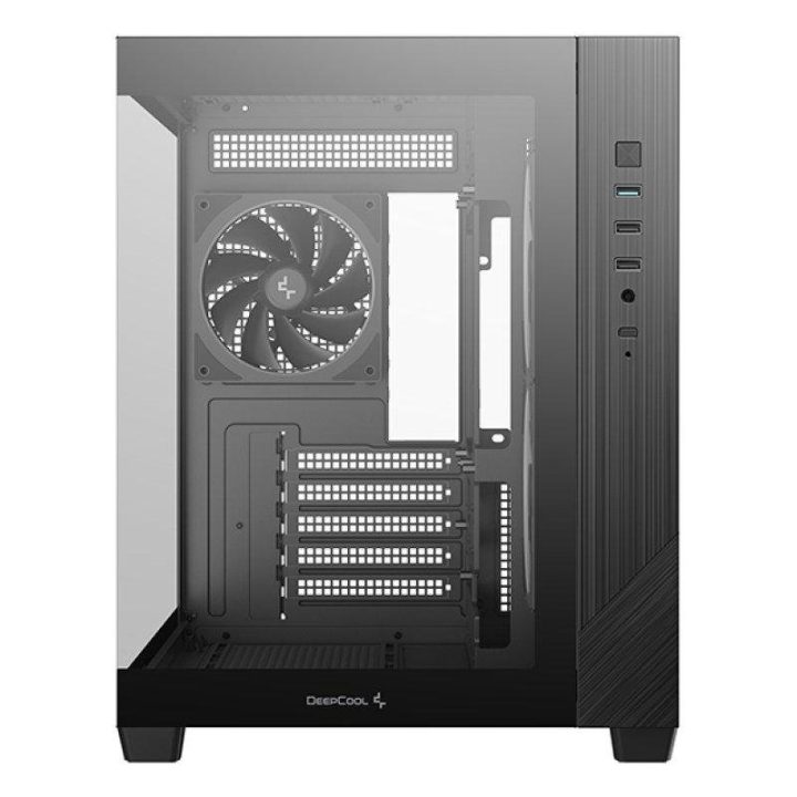 Deepcool CG330 3f matx ARGB Tempered Glass Black Gaming PC Case…