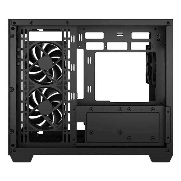 Deepcool CG330 3f matx ARGB Tempered Glass Black Gaming PC Case…