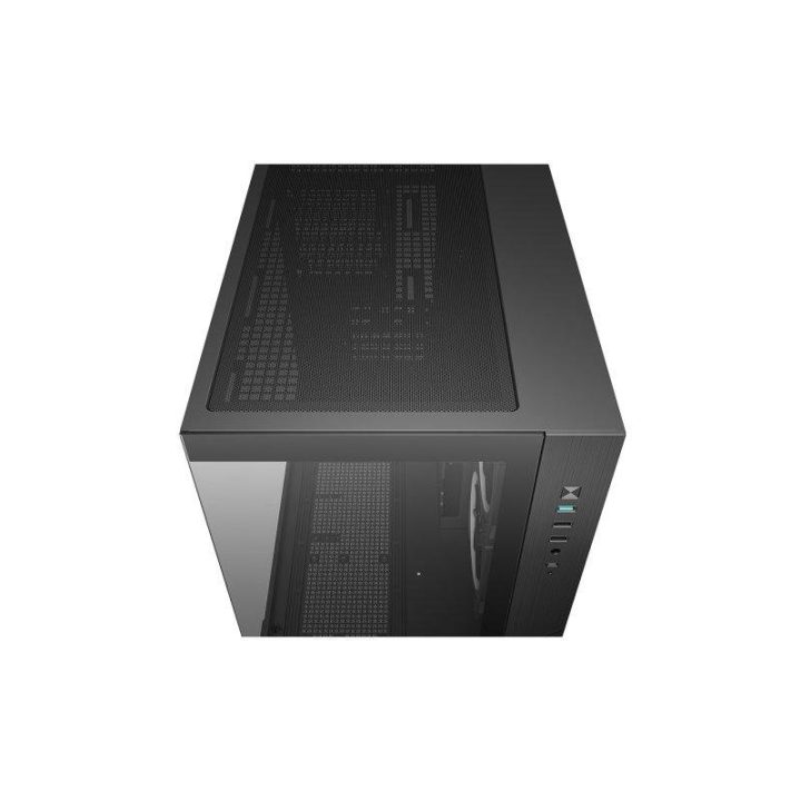 Deepcool CG330 3f matx ARGB Tempered Glass Black Gaming PC Case…