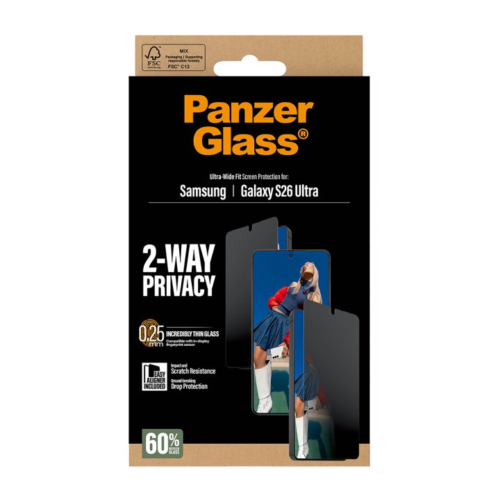 PanzerGlass ® 2-Way Privacy Screen Protector Samsung Galaxy S26 Ultra…