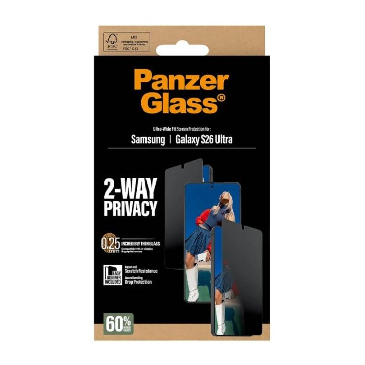 PanzerGlass ® 2-Way Privacy Screen Protector Samsung Galaxy S26 Ultra…