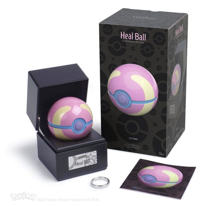 Réplica da Heal Ball Pokémon da Wand Company em diecast (WRC15521)