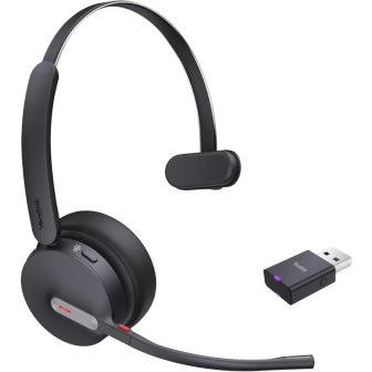 Yealink WH64 Hybrid Mono Teams Wireless Headset Over-Ear Office/Call…