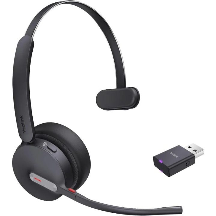 Yealink WH64 Hybrid Mono Teams Wireless Headset Over-Ear Office/Call…