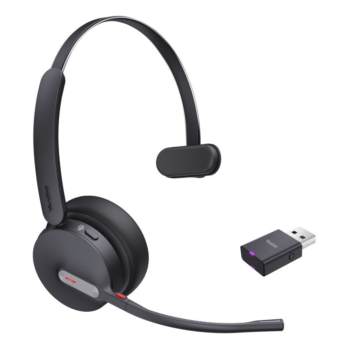 Yealink WH64 Hybrid Mono Teams Wireless Headset Over-Ear Office/Call…