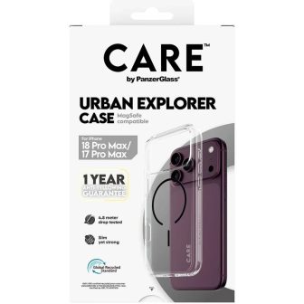 PanzerGlass CARE™ by ® Urban Explorer Case Transparent w. Black…