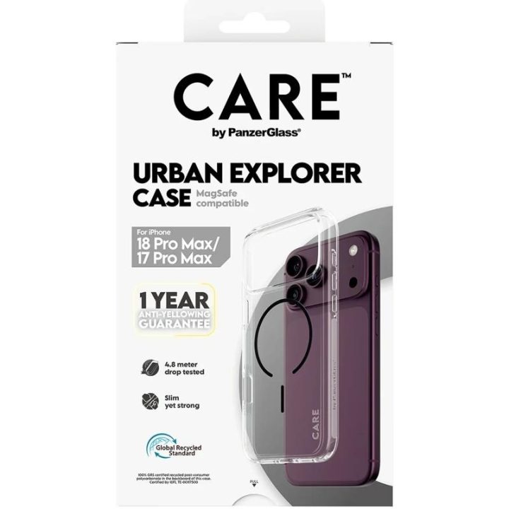 PanzerGlass CARE™ by ® Urban Explorer Case Transparent w. Black…