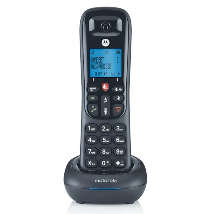 Motorola CD4001 Telefone DECT Identificador de Chamadas Preto