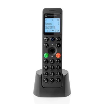 Motorola DOT201 DECT Phone Caller ID Black
