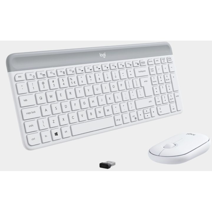 Logitech 920-009199 Wireless RF Keyboard with Mouse Office Spanish…