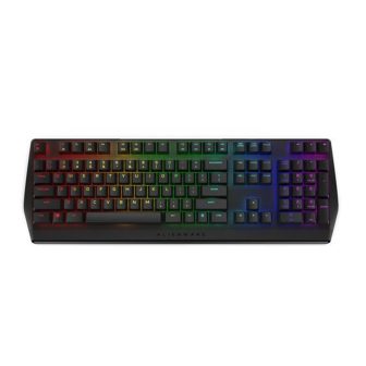Alienware AW410K Teclado de Jogo USB Internacional dos EUA Preto ·…