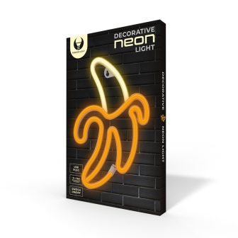 Lampara Forever neon LED banana white yellow (RTV100227)