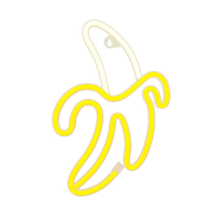 Forever neon LED banana lamp white yellow (RTV100227)