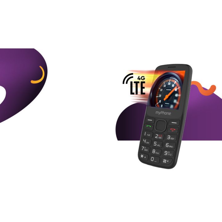 Telefono movil Myphone 6410 2.4 pulgadas-4g-negro (TEL000868)
