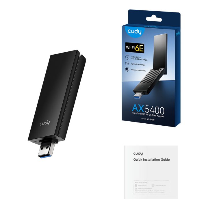 Cudy WU5400 adaptador e cartão de rede WLAN 2402 Mbit/s