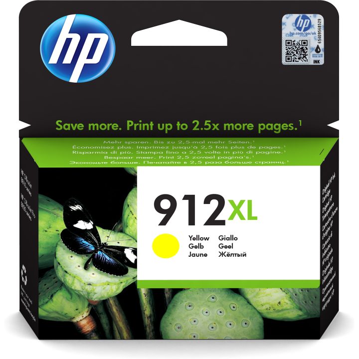 HP Original 912XL High Yield Yellow Ink Cartridge