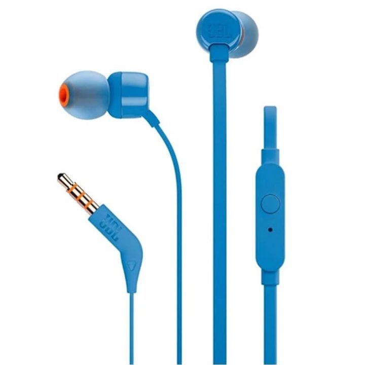 JBL Tune 110 Auscultadores Com Fios In-Ear Chamadas/Música Azul