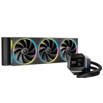 Deepcool LM360 LED RGB 3x 120mm Black Liquid Cooling Kit…