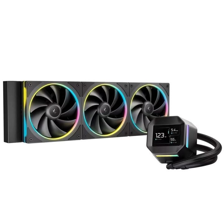 Deepcool LM360 LED RGB 3x 120mm Black Liquid Cooling Kit…