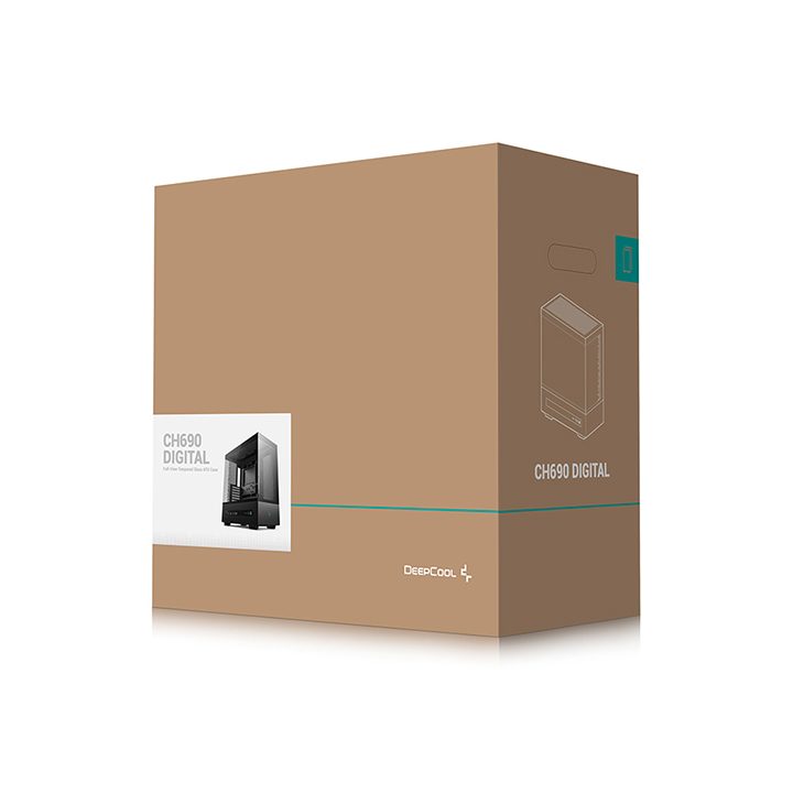Caja ordenador gaming Deepcool ATX CH690 cristal templado negra…