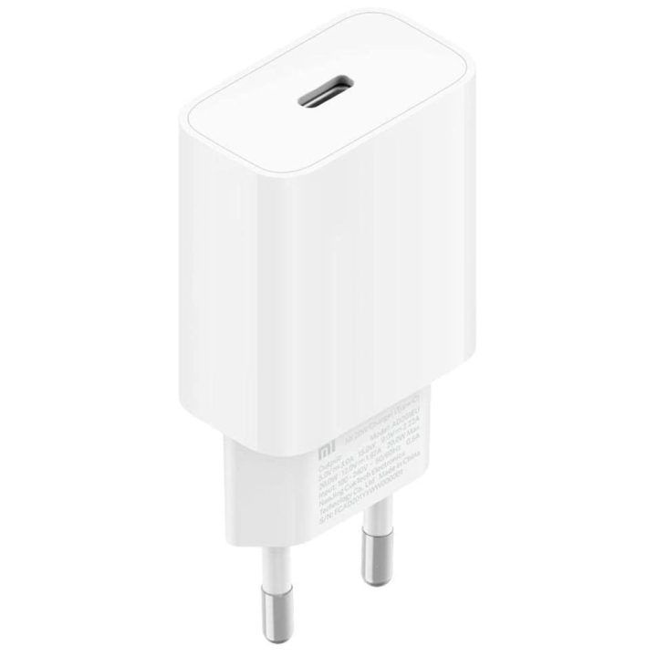 Cargador de pared Xiaomi mi fast charger-USB-C-20W-blanco (BHR4927GL)