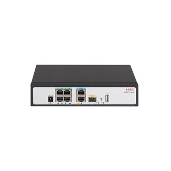 Router empresarial H3C MSR610 com 6-port Gigabit Ethernet (2GE wa…