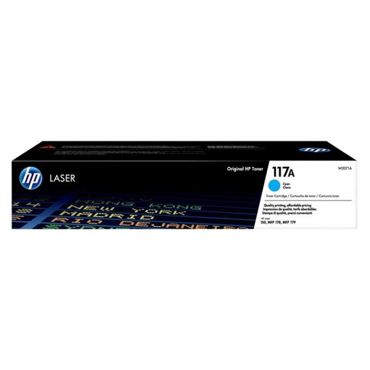 HP Original Laser 117A Cyan Toner Cartridge