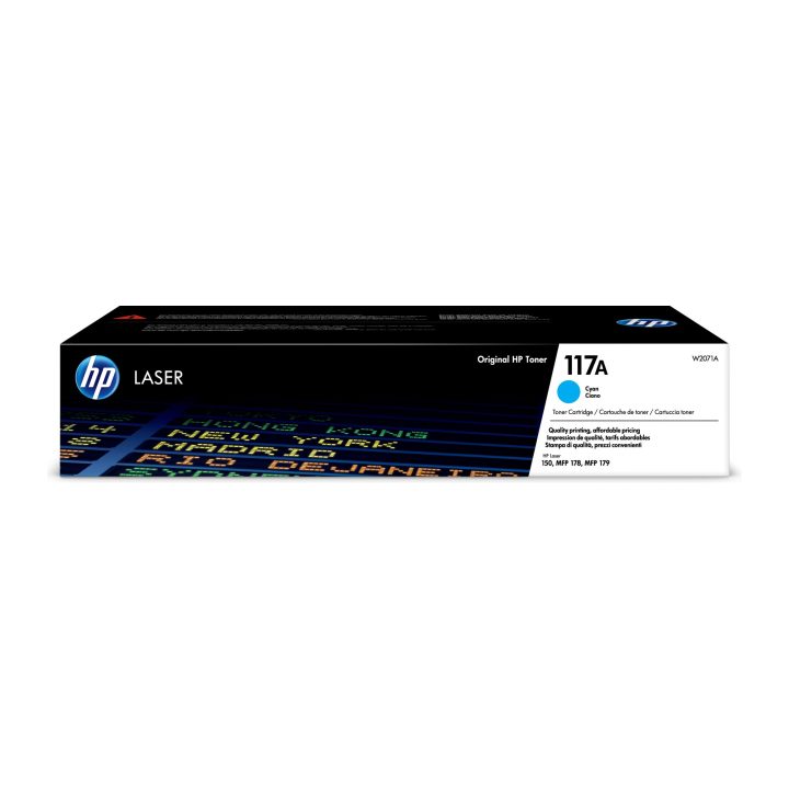 HP Cartucho de Toner Original Laser 117A Ciano