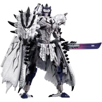 Figura Hasbro transformers x monster hunter silver rathalos prime…