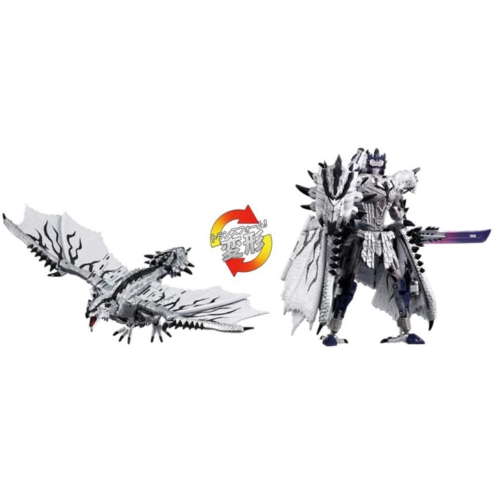 Hasbro Transformers x Monster Hunter Silver Rathalos Prime Figure…