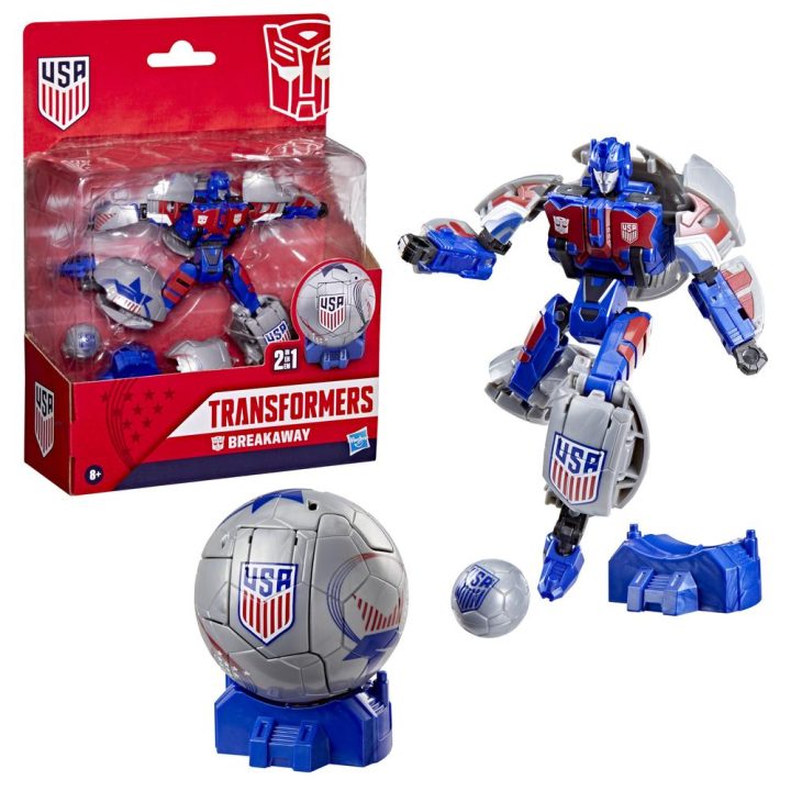 Figura Hasbro Transformers Futebol 2 em 1 Breakaway (G22475L0)