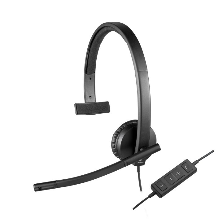 Logitech H570E auscultadores de diadema com cabo