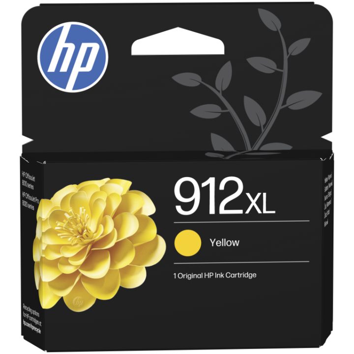 HP Original 912XL High Yield Yellow Ink Cartridge