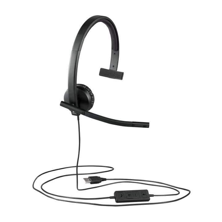 Logitech H570E auscultadores de diadema com cabo