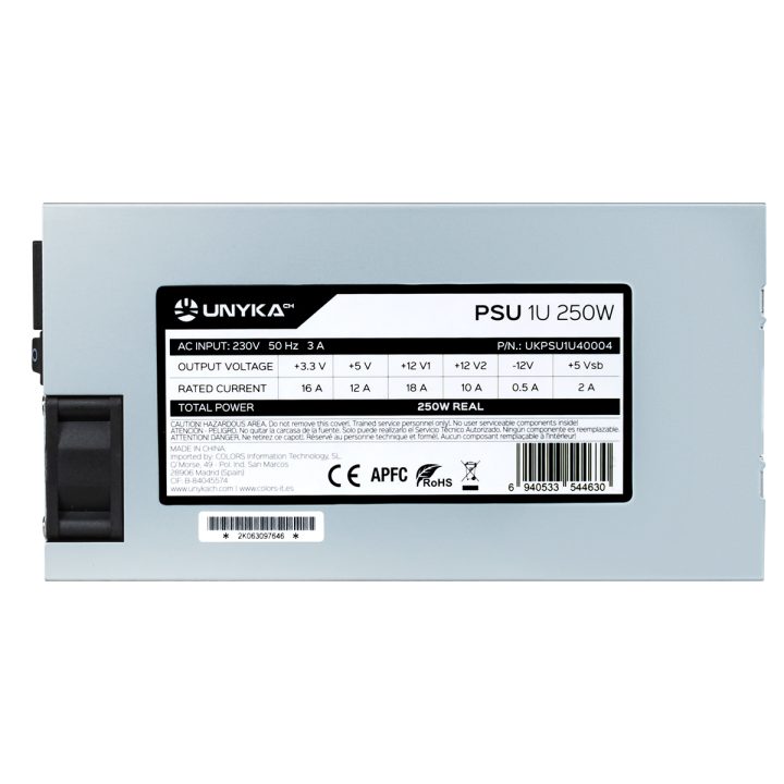 UNYKAch FLEX 1U padrão 250W