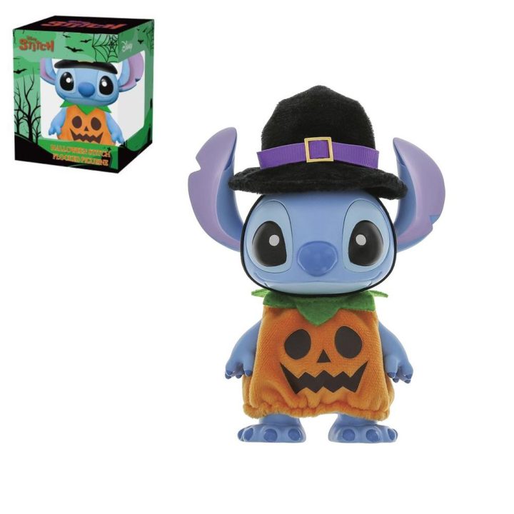 Figura Enesco Disney stitch halloween calabaza (6018014)