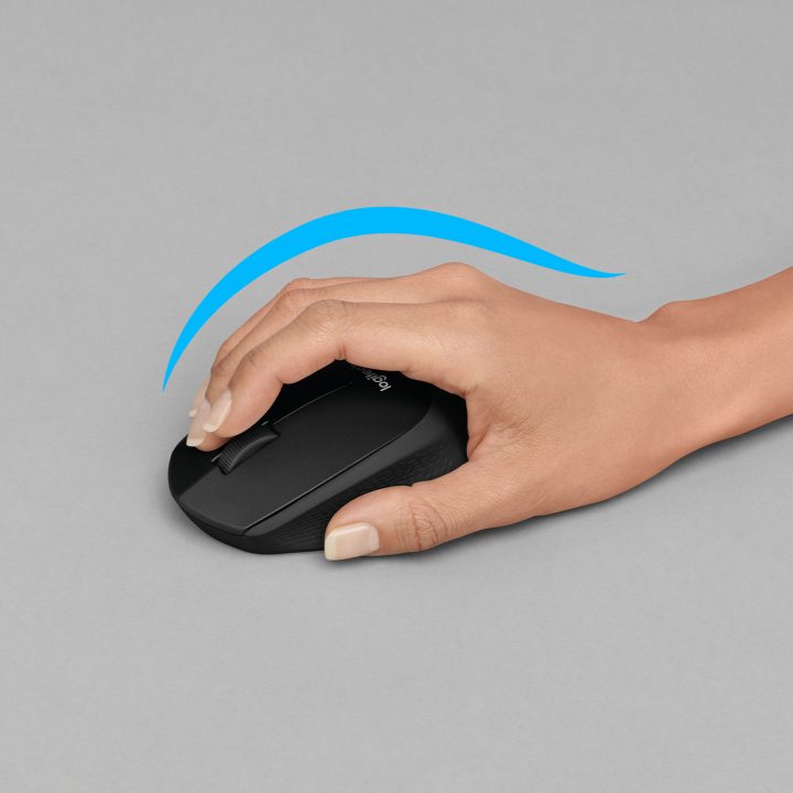 Logitech M330 Silent Plus rato de escritório mão direita RF sem fios…