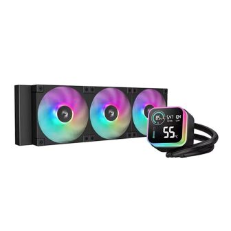Deepcool LQ360 ultra ARGB 3x 120mm Black Liquid Cooling Kit…