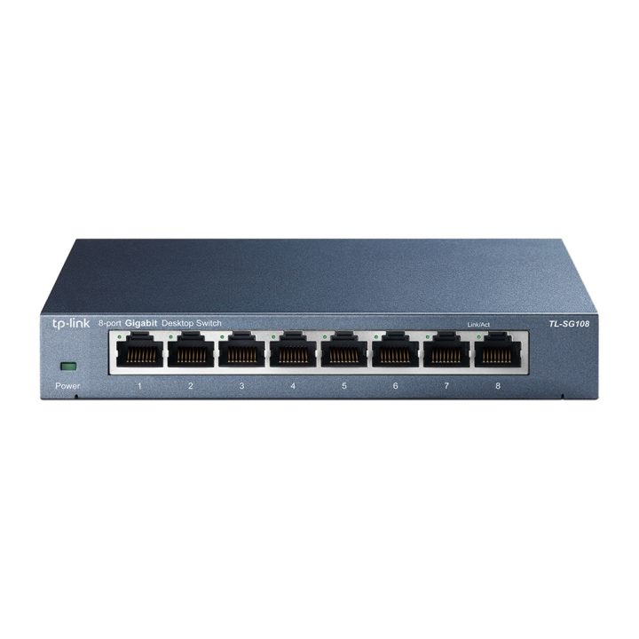 TP-Link TL-SG108 Não Gerido Gigabit Ethernet (10/100/1000) Preto