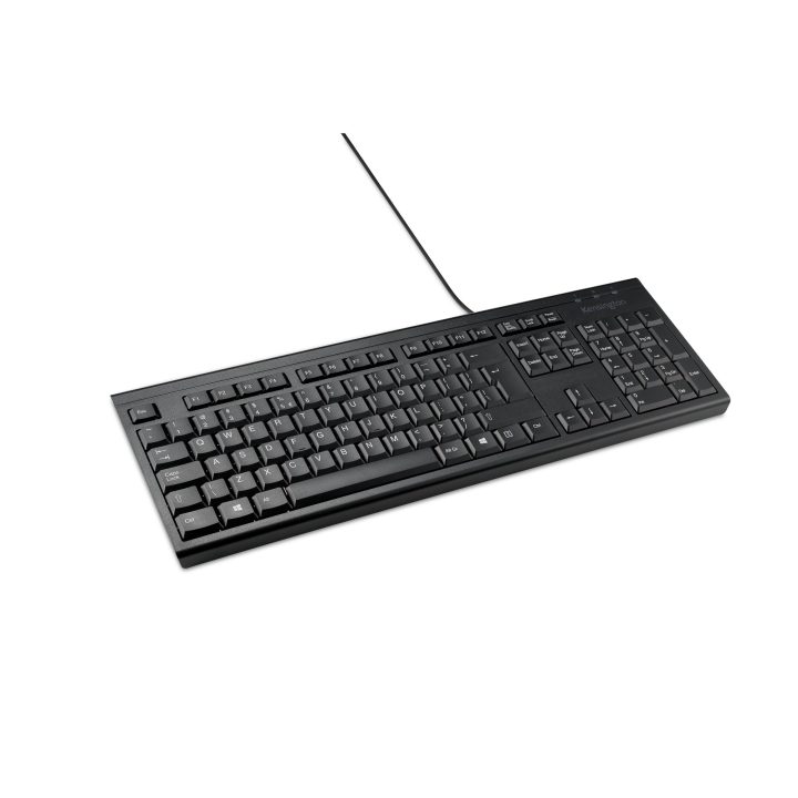 Kensington Teclado de tamanho completo com cabo KB100 EQ